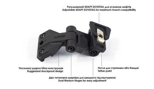 Buy MUM rail (minirail) J-arm J-ARM-RAIL in the store UDAPT
